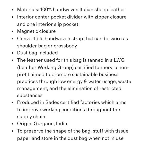 Quince Woven Leather Shoulder Bag - Mauve - Picture 9 of 9